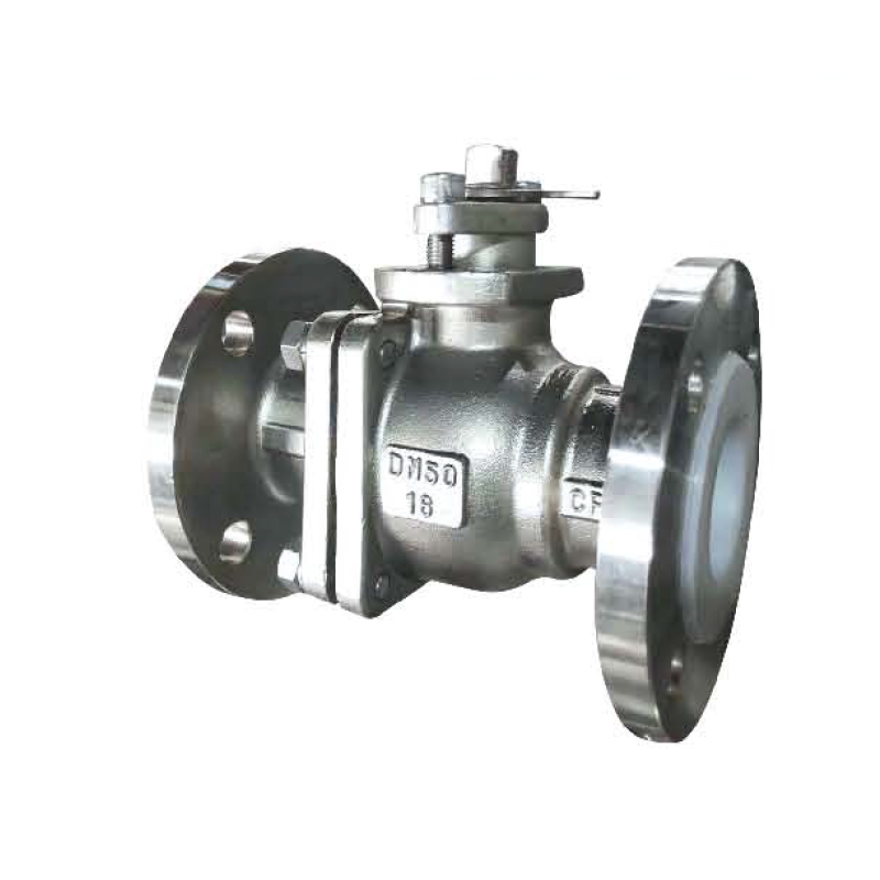 Fluorine lined ball valve